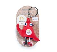 Doudou et Compagnie - Phryge Paralympic Mascot Keyring - Official Mascot of the Olympic and Paralympic Games - Plastic - 7 cm - Souvenir Gift Idea of the Paris Olympics 2024 - JO2415