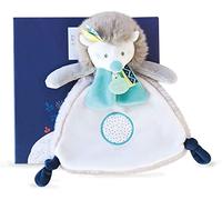 Doudou et Compagnie Tiwipi DC3639 Hedgehog Flat Comforter 23 cm Medium Grey
