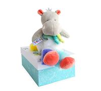 Doudou et Compagnie - Tropicool DC3304 Hippo Soft Toy - 30 cm - Grey