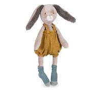 Doudou Lapin ocre - Three little rabbits Ochre one size