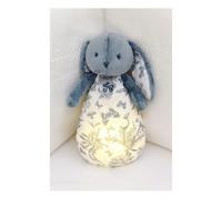 Doudou nightlight Augustin le lapin Toile de Jouy Blue