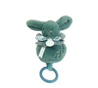 Doudou Rabbit Music Box Sage Green