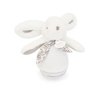 Doudouu et Compagnia DC4196 - Musical Night Light Culbuto Rabbit White for Baby - Soothing Doudou Plush Toy with Soft Melody - Soft Light for Serene Night - Birth Gift Idea