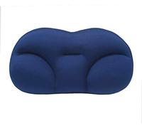 DOUFAN All-round Cloud Pillow All-round Sleep Pillow,Deep Sleep Addiction 3D Ergonomic Pillow Washable Polyester Pillowcase Cover With Micro Airballs Filling Travel Neck Pillows (Blue)