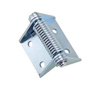 DOUFUDIA Heavy Duty Spring Loaded Self Closing Resettable Iron Hinges for Electrical Control Cabinet Doors in Industrial Applications 1Pcs