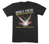Doug E Fresh Men's The World´s Greatest Cotton T-Shirt in Black | Size: Small Doug E Fresh Black S