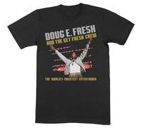 Doug E Fresh The Worlds Greatest T-Shirt in Black | Size: Medium Doug E Fresh Black M