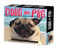 Doug The Pug Desk Calendar 2027, Desk Calendars, Day To View, Dogs, Gift