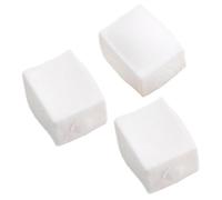 Dough Ball, 3PCS Tofu Stress Balls, Slow Rising Stress Toys, Shapeable Plastic Squeeze Toys, 2.2x1.6x1.2" Portable for Adults Kids GiftsDough Ball