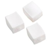Dough Ball, 3PCS Tofu Stress Balls, Slow Rising Stress Toys, Shapeable Plastic Squeeze Toys, 2.2x1.6x1.2" Portable for Adults Kids Gifts Balls