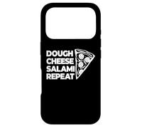 Dough Cheese Salami Repeat Pizza Eater Italian Food Case for iPhone 17 Pro
