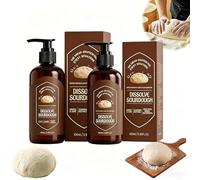 Dough Cleaner Soap for Sourdough, 100ml Enzyme Powered Formula Breaks Down Stuck-on Dough, Fast-acting Reduces The Need for Scrubbing And Soaking, for Kitchen Of Bowls, Dish, Pots, Utensils