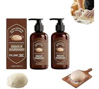 Dough Cleaner Soap for Sourdough Bread Making, 100ML Starch and Gluten Dissolver, Deep Cleaning Solution for Bowls, Pots & Utensils, Essential Gift for Bakers and Home Kitchen (2pcs)