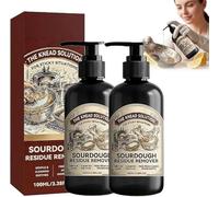 Dough Cleaner Soap for Sourdough, Fast-Acting Dough Cleaning Solution, Enzyme Powered Formula Breaks down Stuck-on Dough, Reduces the Need for Scrubbing & Soaking, for Bowls, Pots, Utensils (2 Pcs)