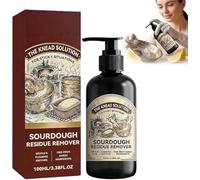Dough Cleaner Soap for Sourdough, Fast-Acting Dough Cleaning Solution, Enzyme Powered Formula Breaks down Stuck-on Dough, Reduces the Need for Scrubbing & Soaking, for Bowls, Pots, Utensils (1 Pcs)