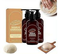 Dough Cleaner Soap for Sourdough, Sourdough & Baking Mess - Enzyme Powered Formula Breaks down Stuck-on Dough, Reduces the Need for Scrubbing and Soaking, for Kitchen of Bowls, Pots, Utensil (3pcs)