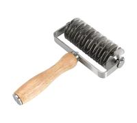 Dough Cutter Stainless Steel Cutting Tool | With wooden handle for dough and pies for baking, decorating cakes, pizzas, bread in the kitchen, bakery for flour dough
