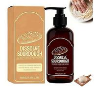 Dough Dissolver Cleaner for Baking Mess - Professional Enzyme Formula Breaks Down Tough Gluten & Starch | No More Scrubbing Sourdough Residue from Utensils & Whisks | Gentle on Hands