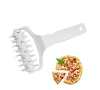 Dough Docker, Pizza Dough Roller Pastry Lattice Roller Cutter Roller Docker with Spikes Plastic Pizza Pin Puncher Dough Hole Maker 20.5 X 12 X 3cm / 8.1 X 4.7 X 1.2in