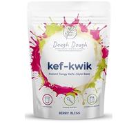 Dough Dough AT HOME Kef-Kwik Instant Kefir Powder - 30 Servings (300g) - Instant Drink Mix with Real Yogurt & Probiotic Starter - Traditional Tangy Gut Health Support in 60 Seconds - Regular
