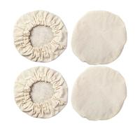 Dough Jar Covers - 3-4 Inch Linen Fit | Fermentation Container Lids with Baking Functions, Fabric Protective Cover with Home Usage, Bread Tool for Beginners Professionals Bakers Studio Dorm Apartment