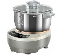 Dough Kneading Machine with Ferment Function, 304 Stainless Steel Professional Dough Mixer with Microcomputer Timing, Capacity Split Design Dough Maker Machine for Easy Cleaning