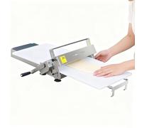 Dough Laminator Machine, Stainless Steel Adjustable Thickness Sheeter for Croissants, Pastry, Pizza - Commercial Table Top Dough Roller for Baking