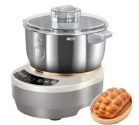 Dough Maker with Ferment Function, Stainless Steel Dough Mixer & Proofer, 5L/7L Kneading Machine with Measuring Cups & Spoons for Home Baking