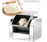 Dough Mixer Commercial Stainless Steel Electric Machine, Dual Rotating Kneading for Pasta Noodle Pizza Making, High Capacity Food Mixer