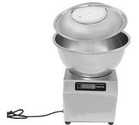 Dough Mixer Machine 8kg/18lbs Dough Kneading Machine Dual Rotating Stainless Steel Pizza Bread Dough Mixer Removable Auger Installed Inside The Basin, With Horizontal And Vertical Baffles