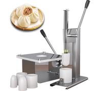 Dough Mixer Stand Mixer Commercial Bakery Bun Dumpling Making Machine Baozi Maker with 3 Pieces of Mold Chinese Bao Making Mold 400-500pcs/h,for Home and Commercial Cooking Delicious Baozi