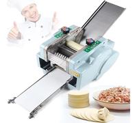 Dough Mixer Stand Mixer Commercial Bakery Commercial Dumpling Wrapper Maker 50-60 pcs/min 3mm Electric Pasta Maker 8cm Automatic Dumpling Skin Wonton Machine Mold Replaceable/Custom Molds,