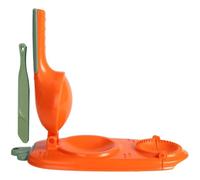 Dough Piece Maker for Dumpling Wrappers and Biscuits, Orange Plastic