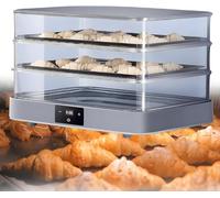 Dough Proofer Machine - Electric 40L Yogurt and Bread Proofing Box with Adjustable Temperature, Timing, and Humidity Control for Even Fermentation