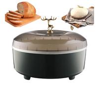 Dough Proofer with Adjustable Temperature & Timing - Automatic Thermostatic Fermentation Tank for Bread, Buns, and Yogurt - Stainless Steel Liner, 5L Capacity