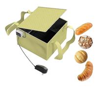 Dough Proofer with Heater, Foldable Proofing Box for Bread Making, Low-Temp Heating for Yogurt and Soap Crafting