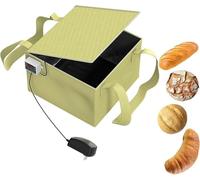 Dough Proofer with Heater - Low-Temperature Heating for Bread, Yogurt, Natto, and Handmade Soap - Foldable Proofing Box for Sourdough Bread Making