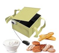 Dough Proofer with Heater, Reusable Sourdough Starter Jar, Low-Temperature Heating for Bread, Yogurt, Natto, and Handmade Soap