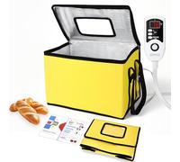 Dough Proofing Box Heated, 30L Foldable Bread Proofer with Temperature & Timer Controller Yogurt Fermentation Proofer Making Bread, Yogurt, Natto and Handmade Soap