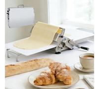 Dough Rolling Mill, Manual Reversible Rolling Mill for Puff and Fondant Dough, Adjustable Thickness from 0 to 25 mm, Ideal for Bakeries and Pastries