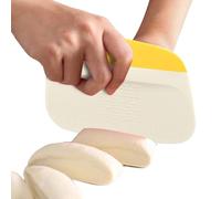 Dough Scraper - Flexible Bench Cutter, Multipurpose Food Spatula | Non Slip Bowl Scraper, Edge Baking Tool | Professional Pastry Cake Decorating, Bread Pizza Dough Modeling Kit