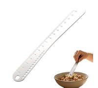 Dough Scraper with Measuring Scale - Compact Stainless Steel Reusable Dumpling Maker for Wonton Cases for Filling Baking Cooking Travel Home Multipurpose Outdoor Indoor Utility