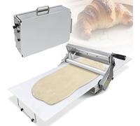 Dough Sheeter, Hand-Operated, Compact & Foldable Design, 300g/600g Capacity, Ideal for Pizza, Pasta & Danish Pastry, Adjustable Thickness
