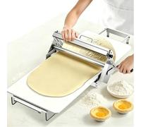 Dough Sheeter Machine, Adjustable Thickness Pastry Roller, Stainless Steel Dough Press & Croissant Laminator for Home and Commercial Bakeries