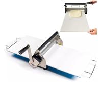 Dough Sheeter Machine Manual Foldable for Bakery, Pizza and Croissants, Stainless Steel Pastry Sheeter, Adjustable Thickness 0.5-27mm, Commercial and Home Use,Model400