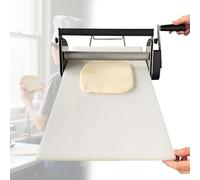 Dough Sheeter Machine, Reversible Laminator, Adjustable Thickness 0.5-25mm, Foldable Stainless Steel Pastry Roller for Bakery and Home Use
