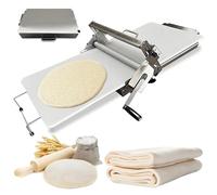 Dough Sheeter Portable Folding for Home and Commercial Use, Adjustable Thickness for Croissants and Small Bakeries