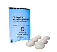 Doughable Neapolitan Pizza Dough Balls, Made with Dallagiovanna Premium Flour, 250g (24 Dough Balls - Free Semolina (No Pots))