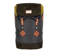 Doughnut Colorado Glossy Blocking Series Backpack, Unisex Adult, unisex_adult, Daypack, D104GB-0447-F, charcoal x olive, one size