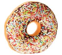 Doughnut Cushion Sprinkles Toy Pillow | Play Room Décor | Round Donut Filled Cushion | Size 35cm
